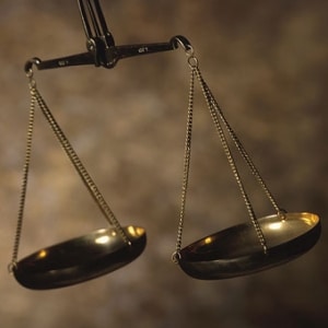 Scales of justice, Edmonton lawyer Michael Lazaruk